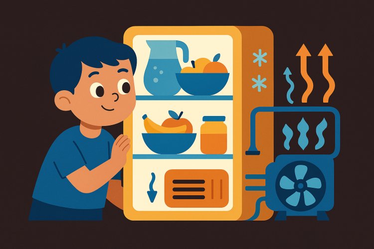 كيف تبقى الثلاجة باردة ؟