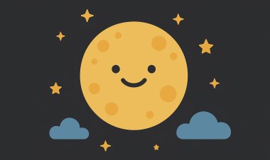 كيف يلمع القمر رغم أنه لا يصنع الضوء؟