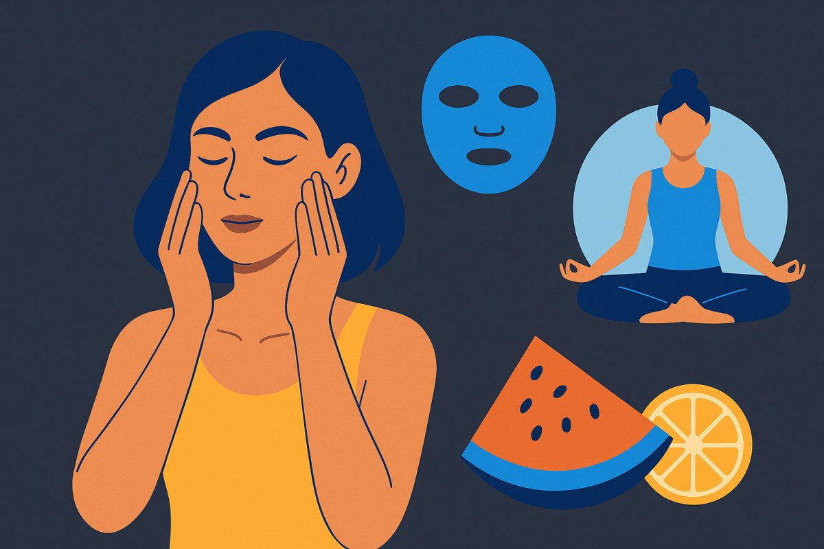 روتين متكامل للعناية بالبشرة في الثلاثينات: التدليك والتغذية وتمارين الوجه