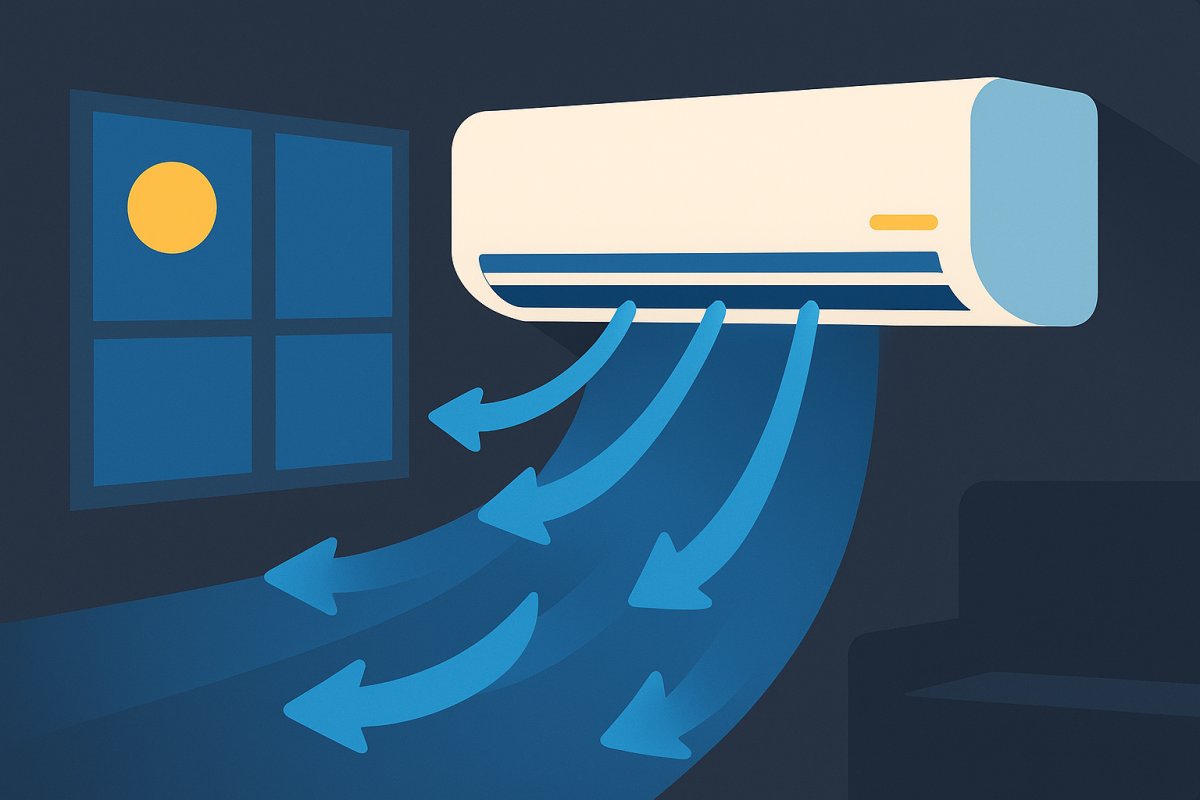 كيف يحول مكيف الهواء الحر الشديد إلى نسيم بارد؟