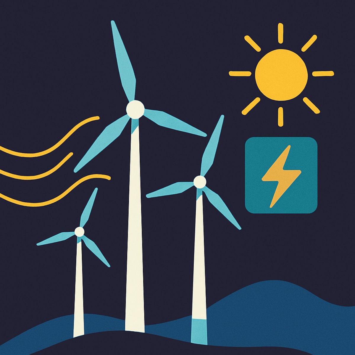 كيف تولد توربينات الرياح الكهرباء؟