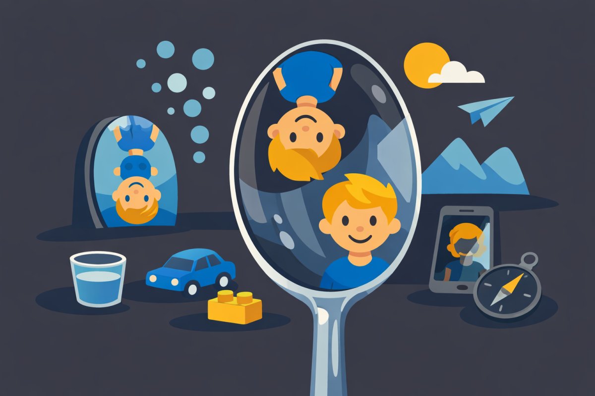 لماذا نرى شكلنا مقلوباً في ملعقة؟ فهم انعكاس الضوء والسطوح المنحنية