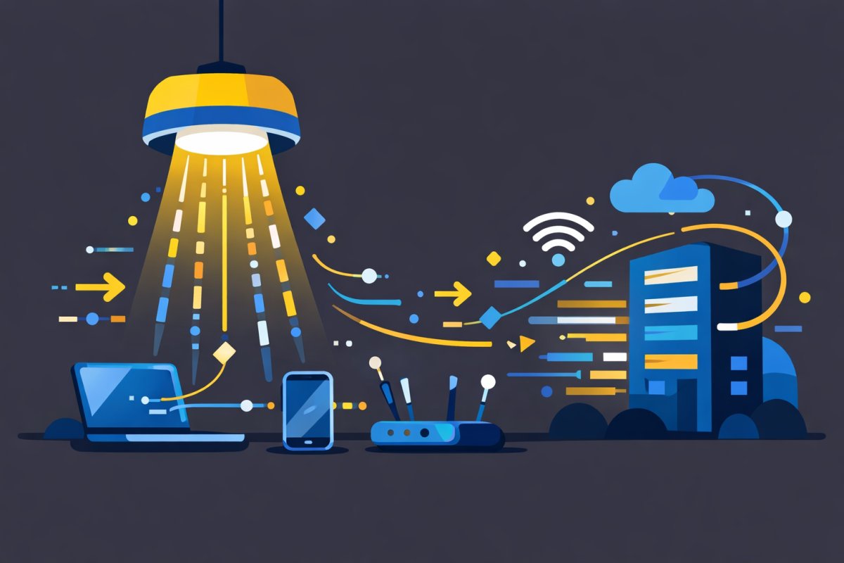 LiFi: الاتصال بسرعة الضوء