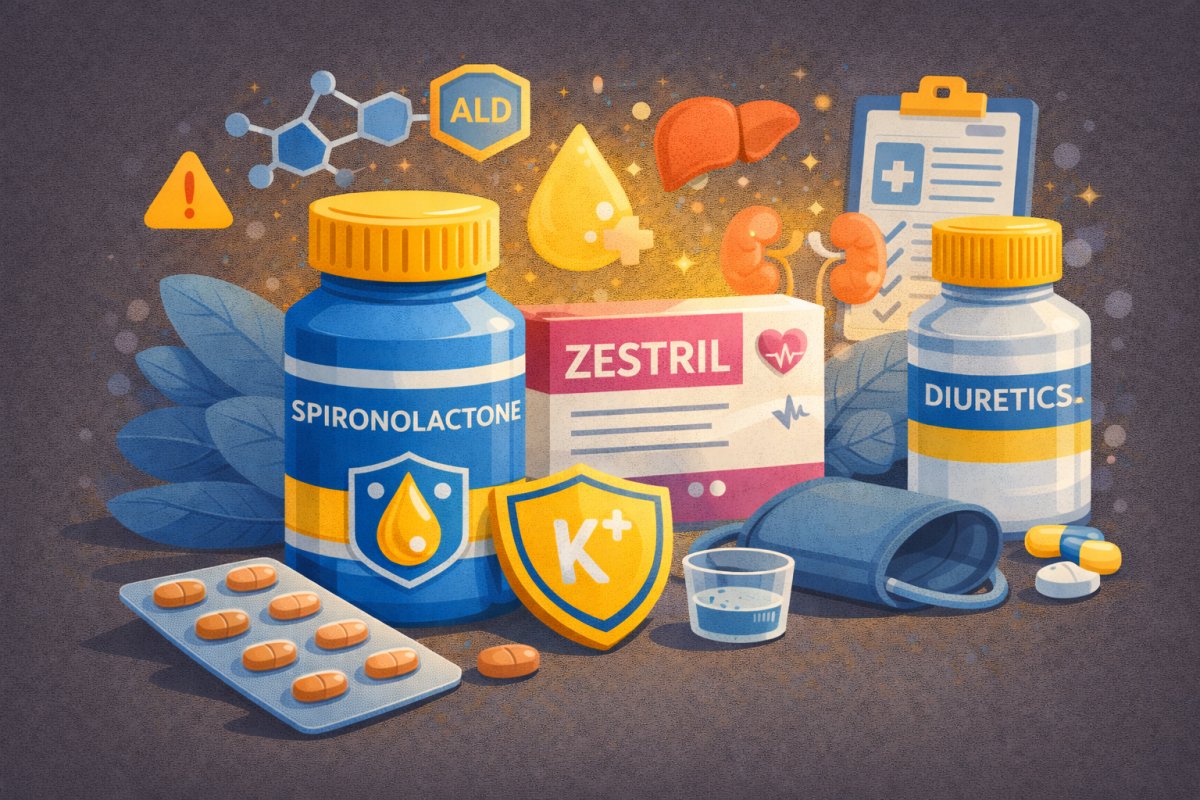 Spironolactone – ألداكتون ودوره في علاج ارتفاع ضغط الدم واحتباس السوائل