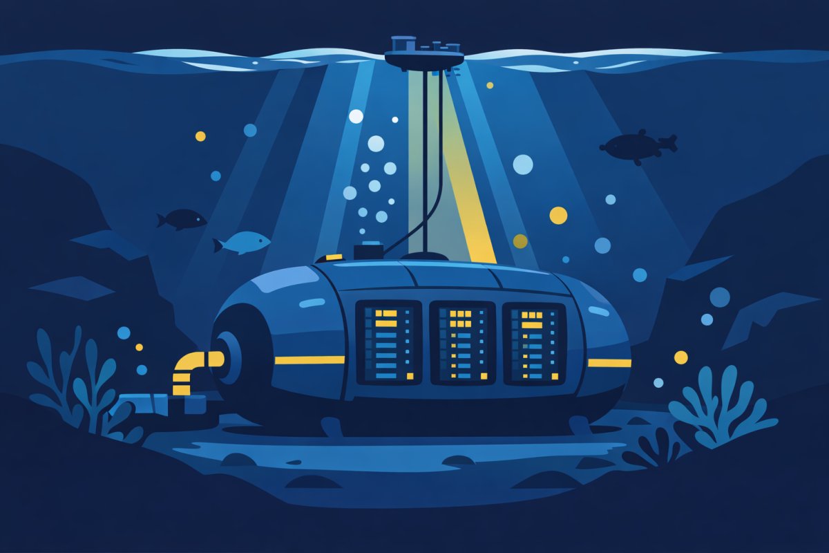 مراكز البيانات المغمورة: هل البحر هو الحل لمشكلة استهلاك الطاقة؟