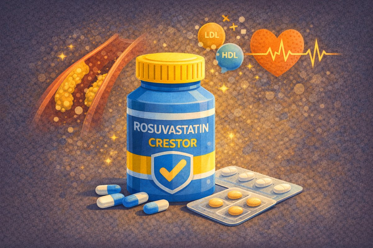Rosuvastatin – كريستور ودوره في علاج ارتفاع الكولسترول
