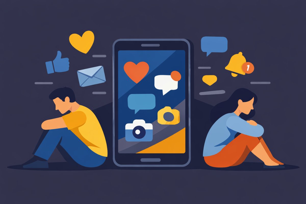 بين الواقع الافتراضي والزواج الحقيقي: أثر وسائل التواصل الاجتماعي على العلاقات الزوجية في السعودية