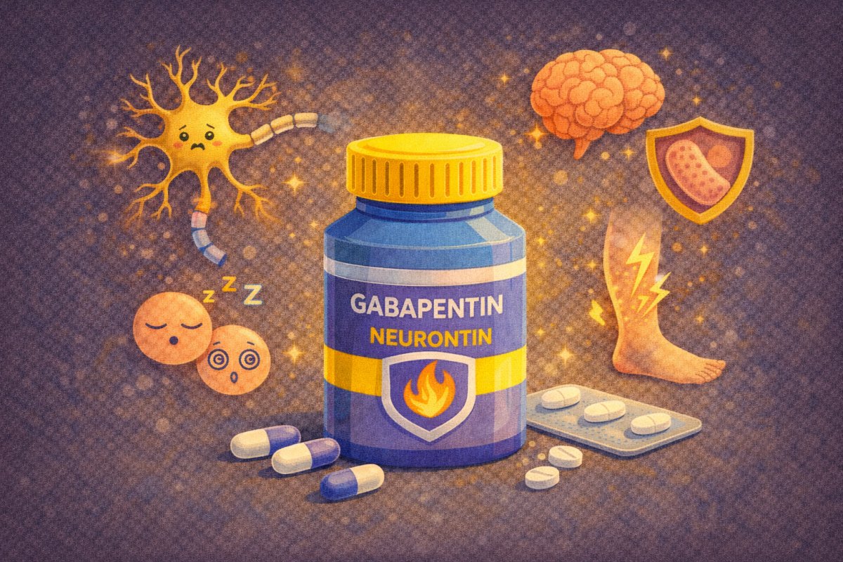 Gabapentin – نيورونتين ودوره في علاج آلام الاعصاب والصرع