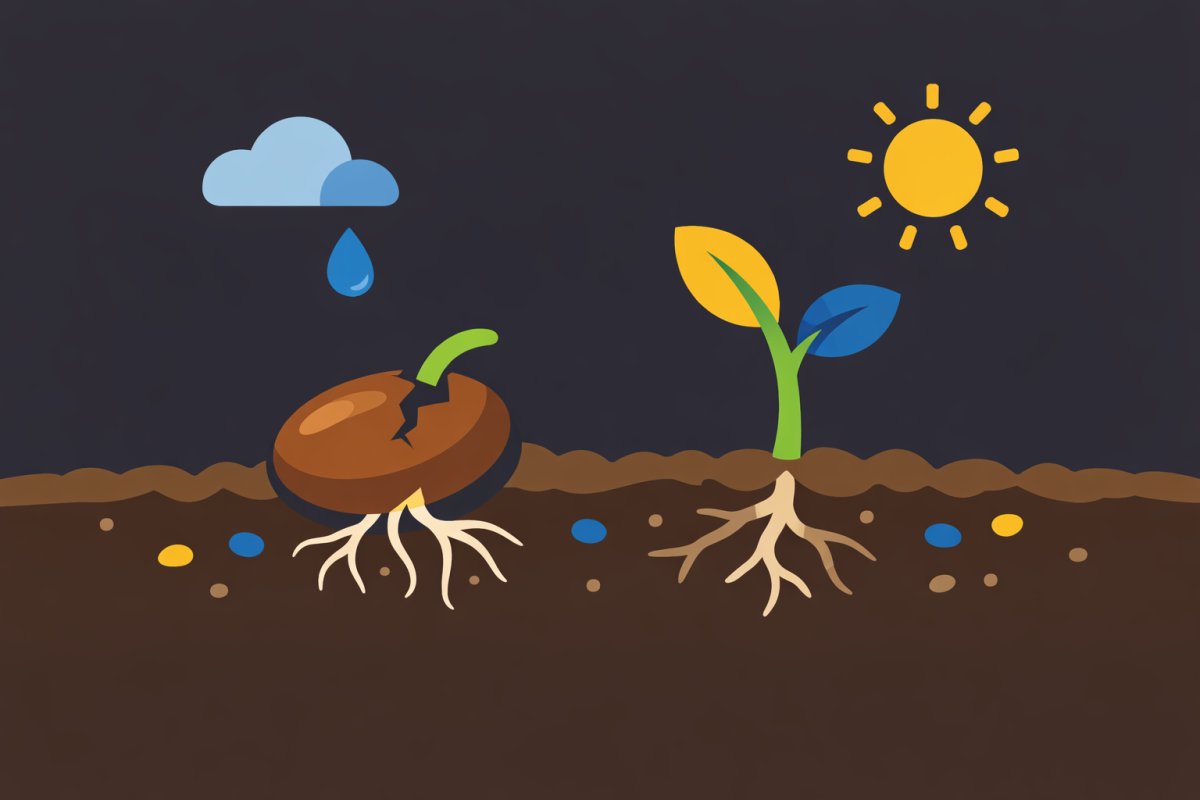 كيف تنبت البذور؟ من حبة صغيرة إلى نبات يانع