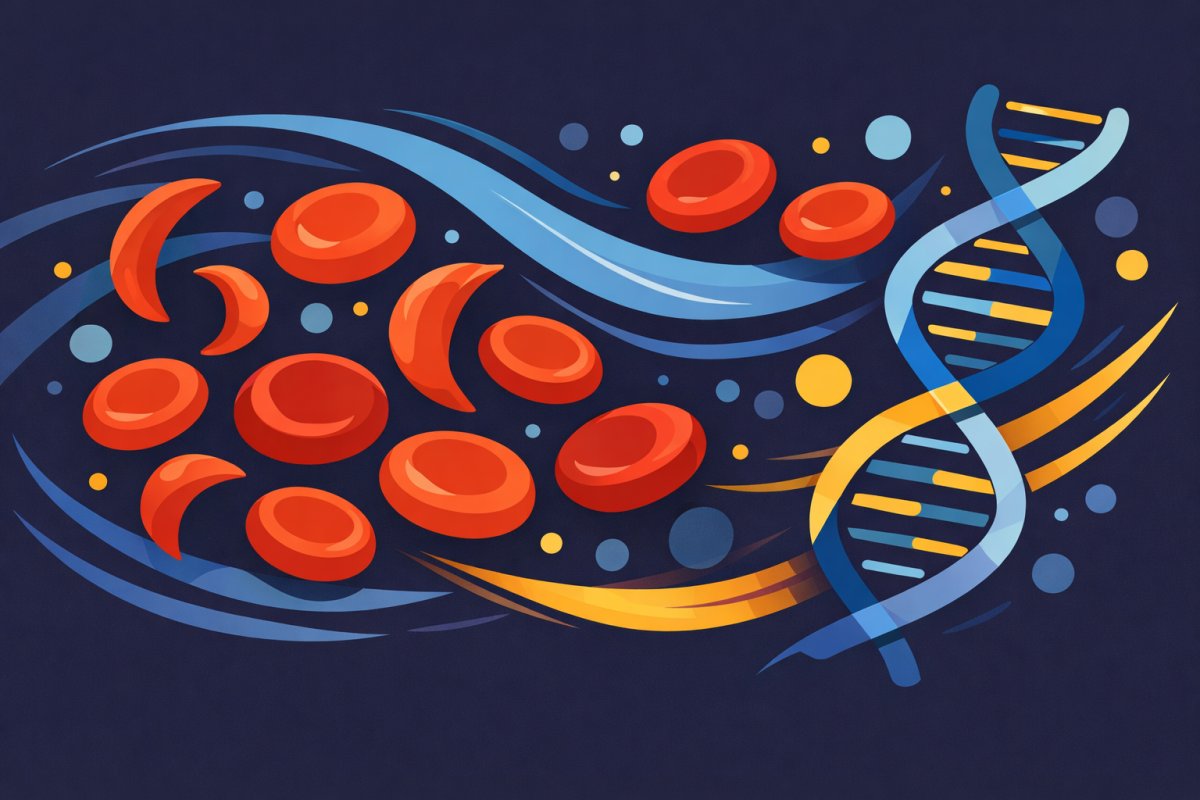 لماذا تتحول خلايا الدم الى شكل هلال؟ قصة الدم المنجلي ببساطة