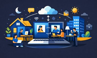 العمل الهجين والعمل عن بعد: كيف تغير التكنولوجيا مفهوم المكتب؟