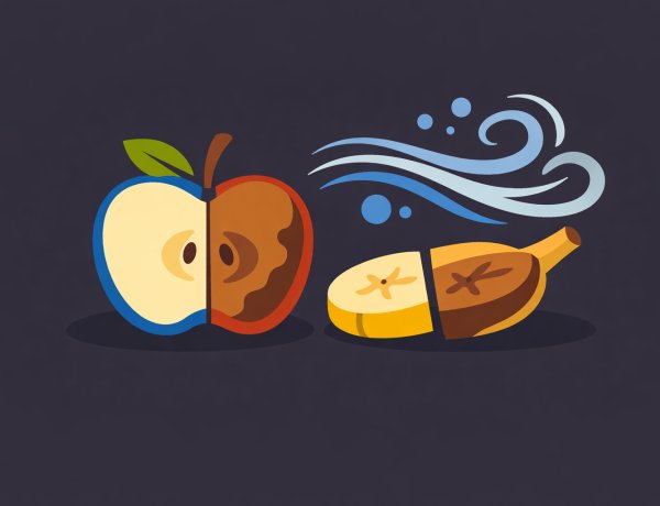 لماذا يتغير لون الموز والتفاح بعد تقطيعه؟ أسرار الأكسدة والإنزيمات