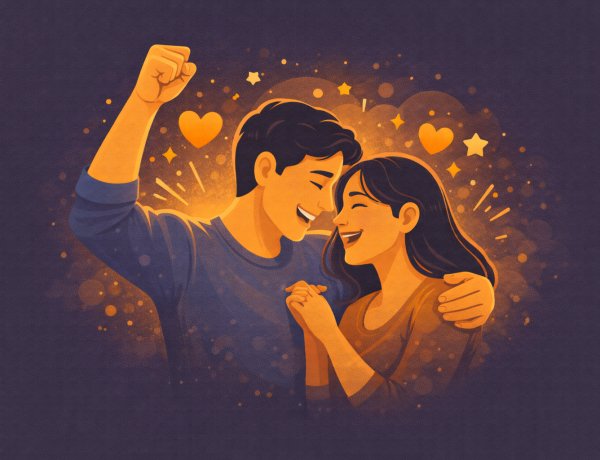 لماذا على الأزواج التفاعل بشكل أكبر عند سماع أخبار جيدة على عكس السيئة