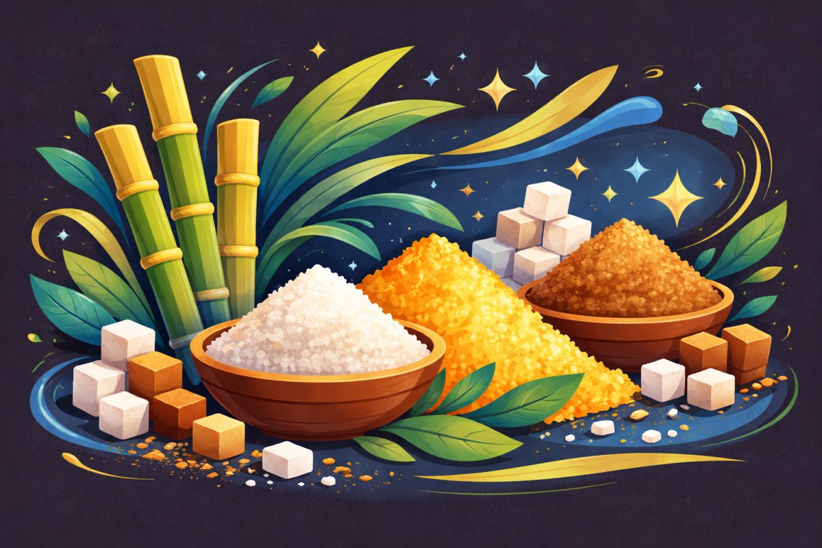 كيف يتم صناعة السكر وماهي استخداماته ولماذا هناك لون ابيض ولون بني