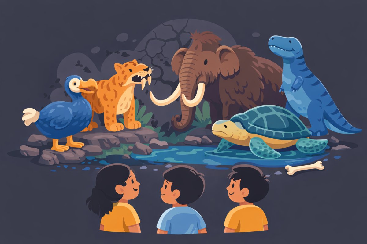 ماذا يعني ان ينقرض حيوان؟