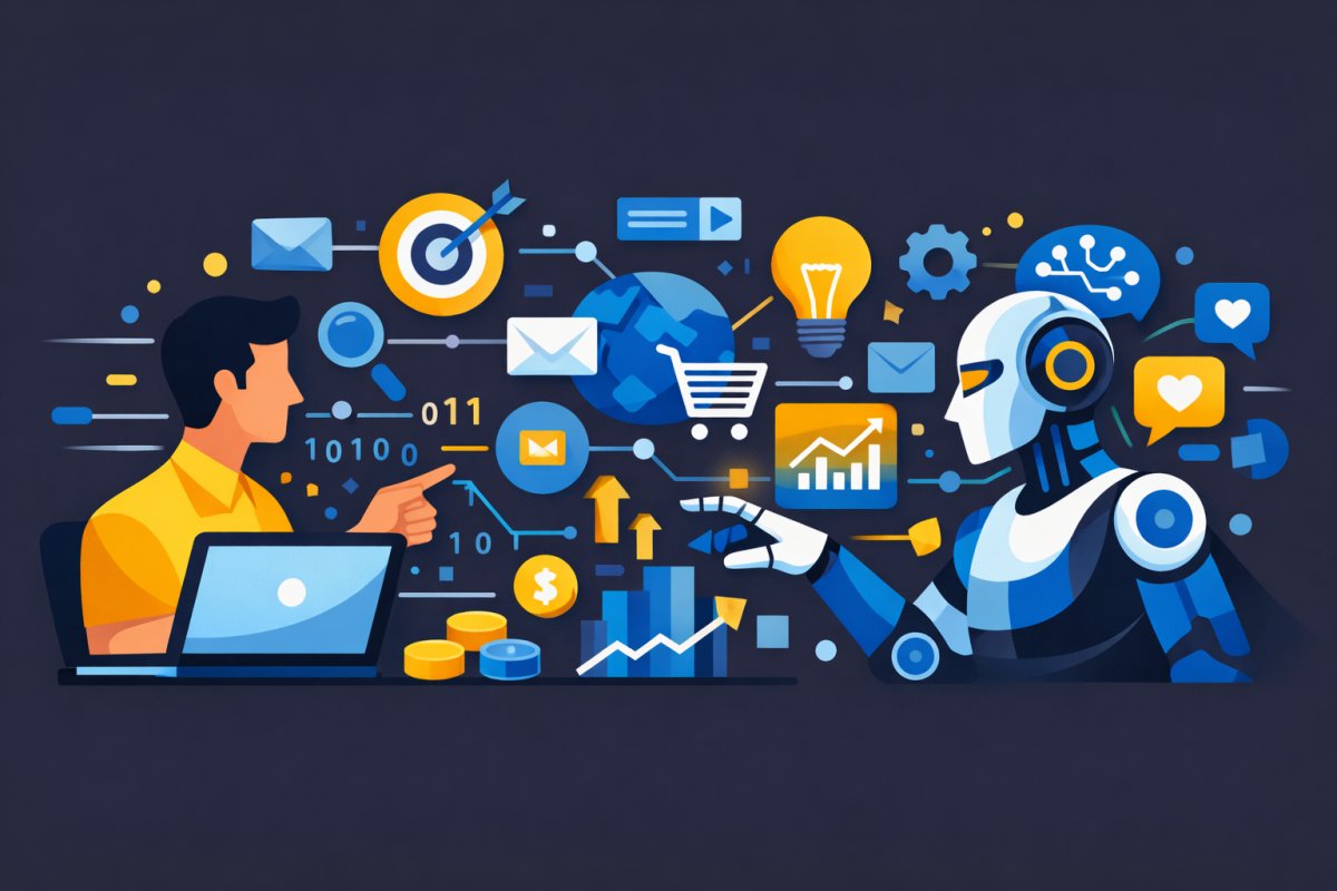تفعيل الذكاء الاصطناعي في التسويق الرقمي: تعزيز تجربة العميل وتحسين الحملات الإعلانية
