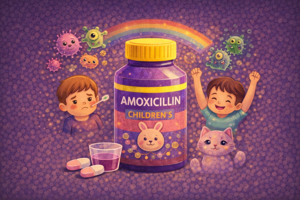أموكسيسيلين للأطفال: مضاد حيوي واسع الطيف ودليل الاستخدام الواعي