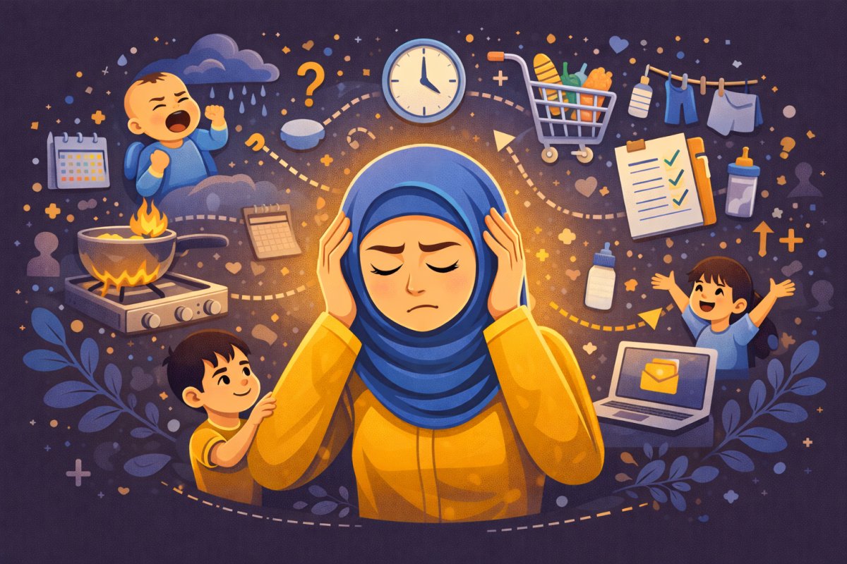 العبء الذهني للأمهات: التوقعات غير المرئية وتأثيرها على التوازن الأسري