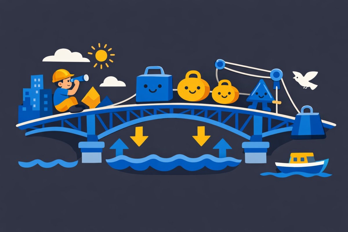 كيف تعمل الجسور وتتحمل الأوزان؟ اكتشف قوى الشد والضغط