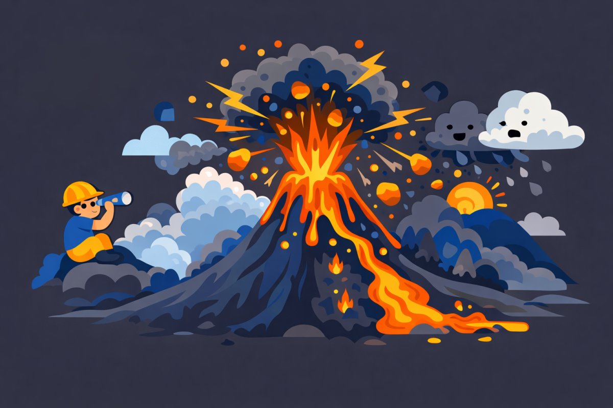 كيف يثور البركان؟ استكشاف أسرار الحمم والغضب الداخلي