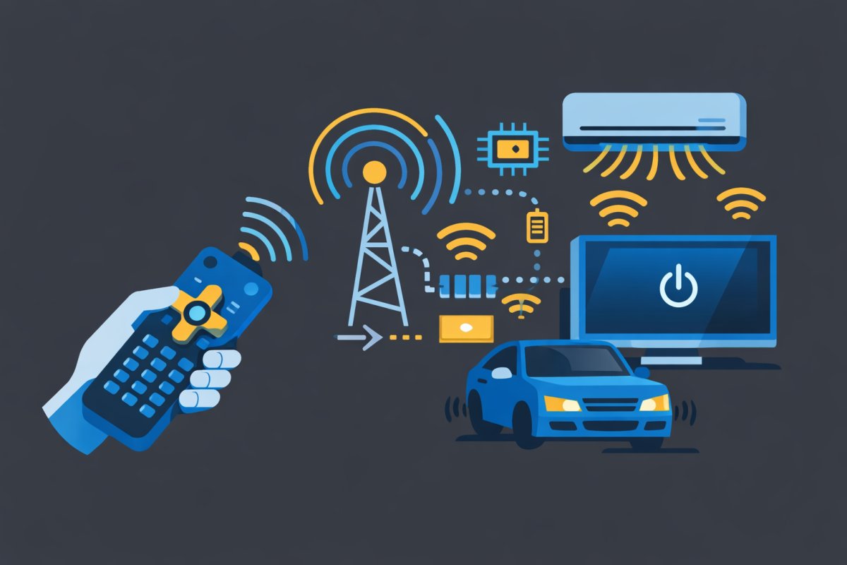 كيف يعمل جهاز التحكم عن بعد؟ رحلة بين الضوء والموجات اللاسلكية