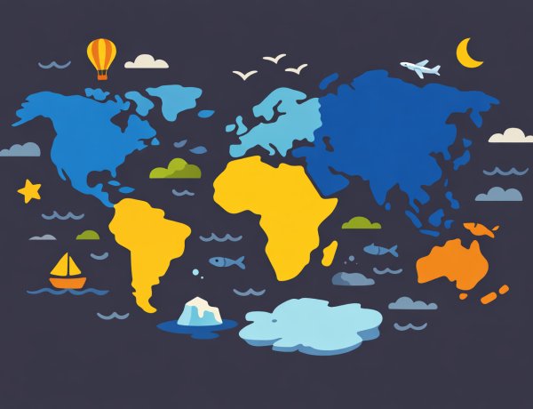 كم عدد قارات العالم وكل قارة كم تحتوي على دولة وما مساحة كل قارة وعدد اللغات