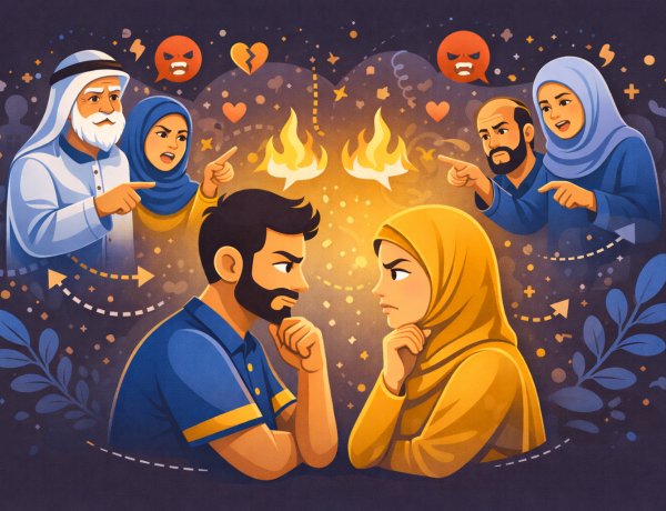 تأثير الأسرة الممتدة على الحياة الزوجية: بين الدعم والتدخل