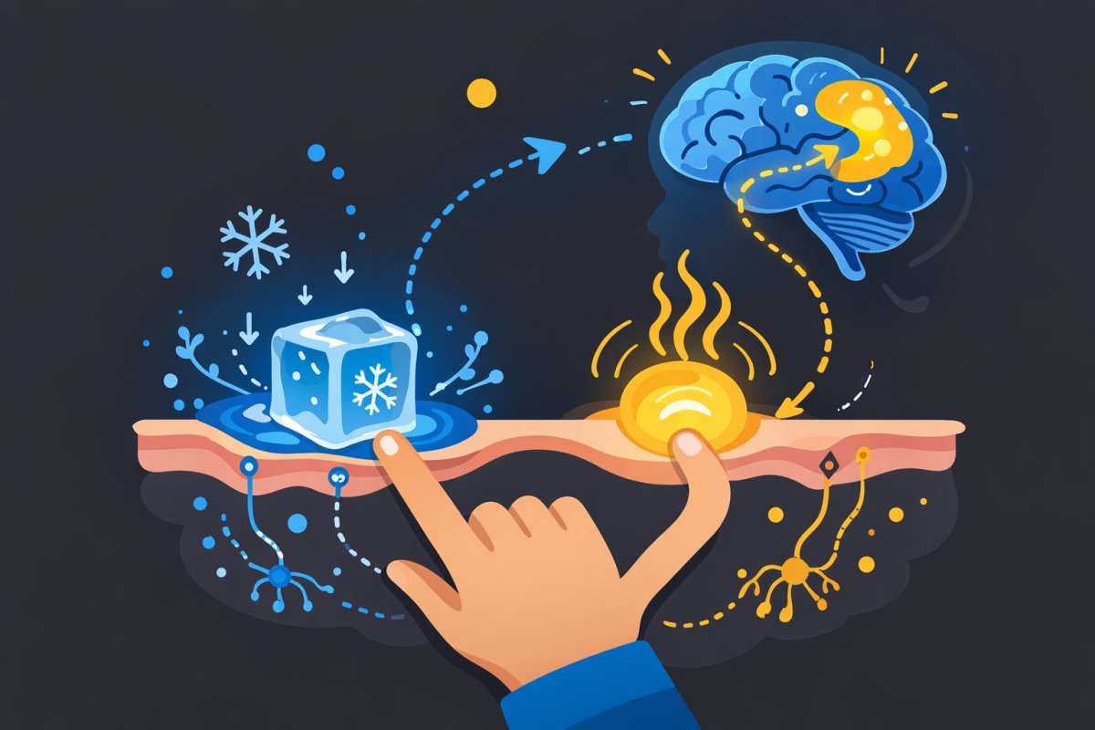 كيف نشعر بالحرارة والبرودة؟ رحلة داخل أعصابنا الحسية