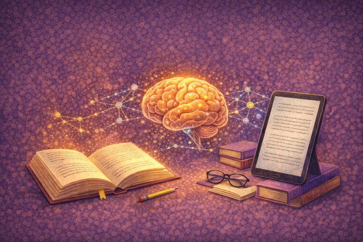 سيكولوجيــــــة القـِـــراءة لِماذا يشعُر القاريء الوَرقي بِسعادةٍ أعمق وتركيز أطول؟