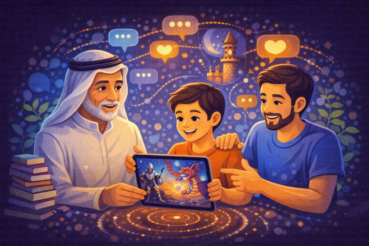 الروايات التفاعلية الرقمية ودورها في تعزيز الحوار بين الأجيال