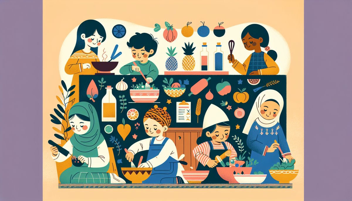 تأثير الطبخ مع الألوان الطبيعية على التعلم الحسي للأطفال