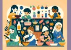 تأثير الطبخ مع الألوان الطبيعية على التعلم الحسي للأطفال